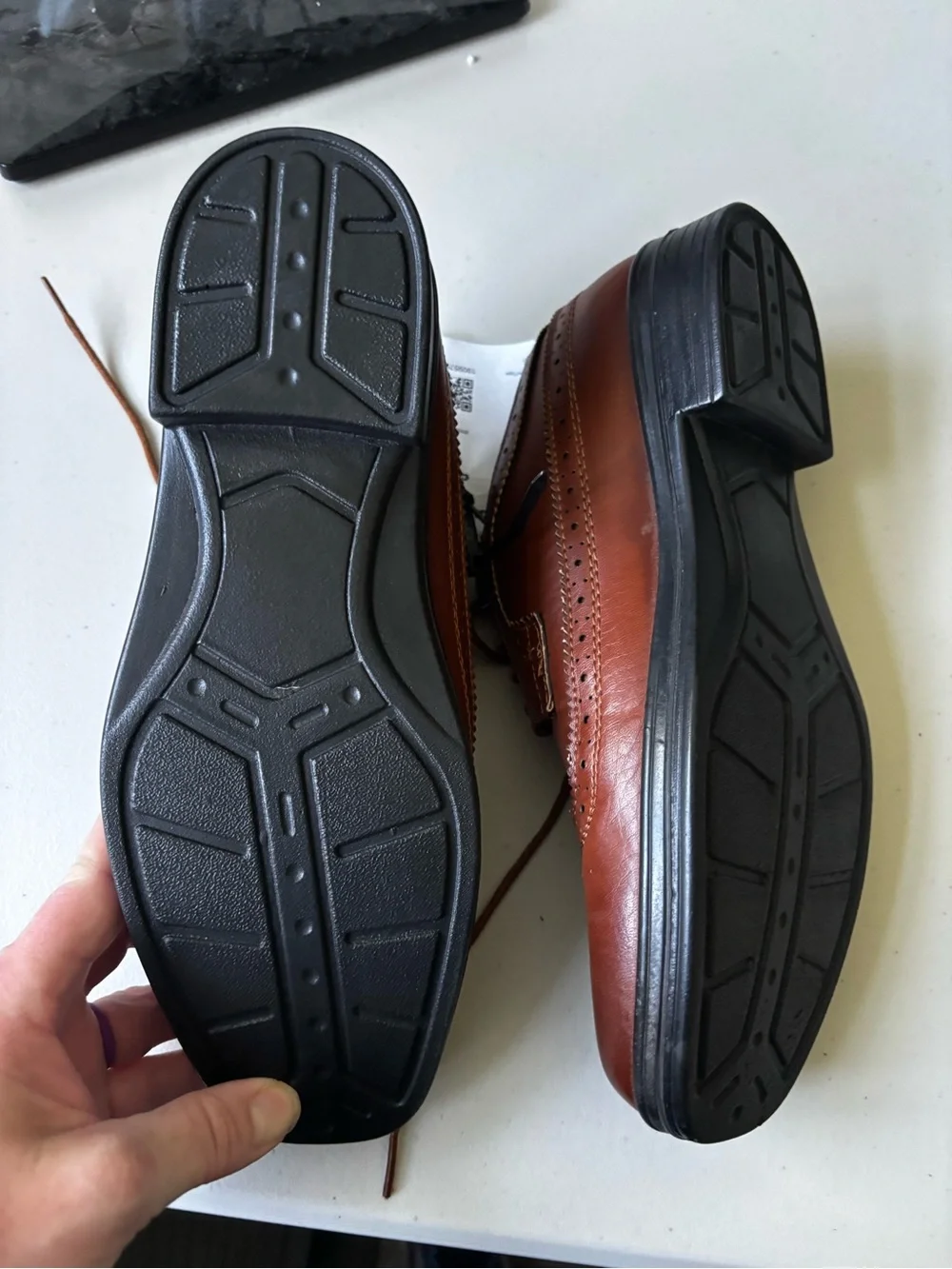 Boys brown dress shoes size 6